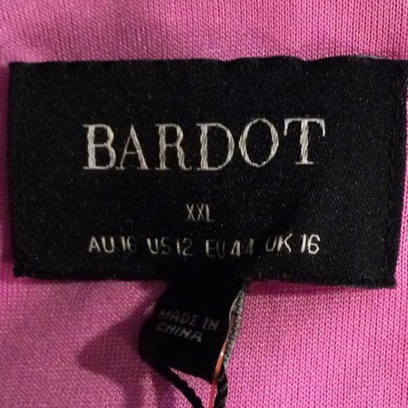 NWT Bardot Tie Dye Retro Halters Mesh Mini Dress 12 flaw note - Picture 3 of 11